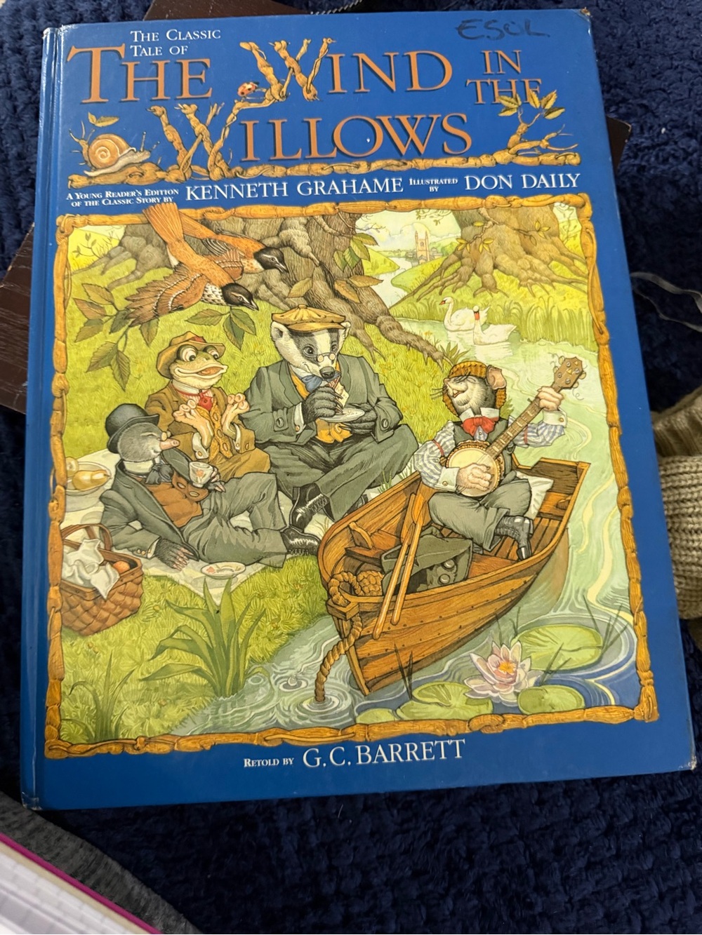 The Wind in the Willows Hardcover Book - Blue Cover - Kenneth Grahame